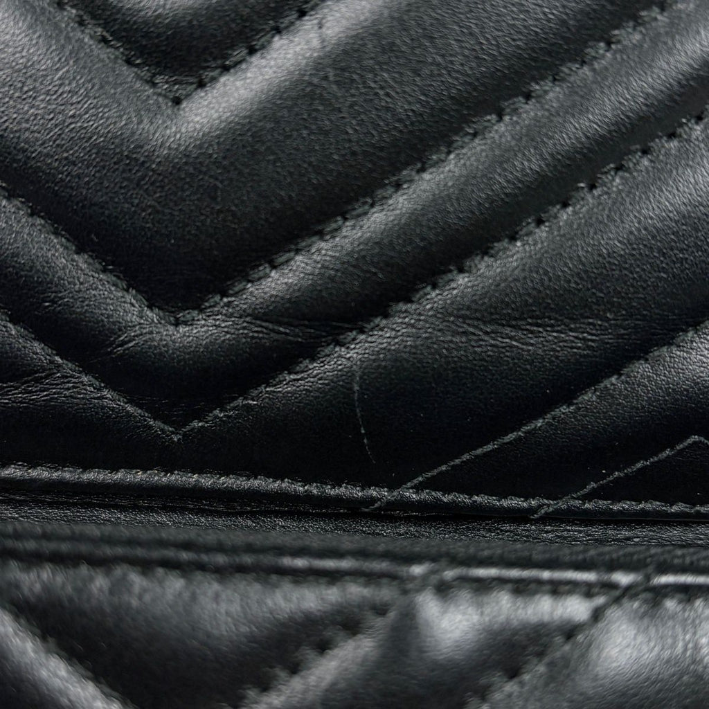 Gucci GG Marmont Backpack Logo Leather Black — view 6