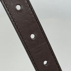 Gucci GG Marmont Reversible Slim Belt Pattern Double — view 2