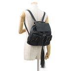 Gucci Backpack Bamboo Fringe Leather Black — view 4