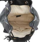 Gucci Backpack Bamboo Fringe Leather Black — view 5