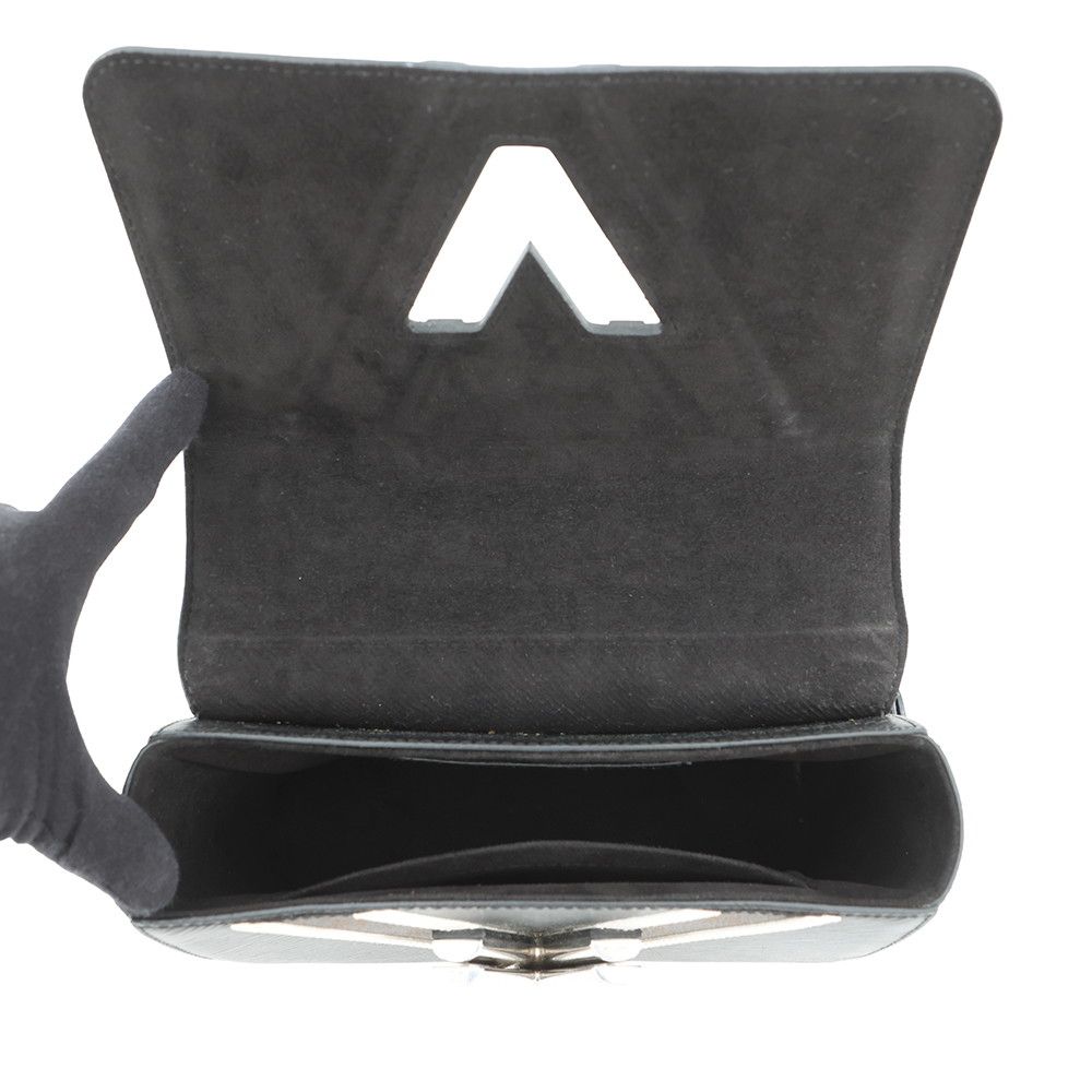 Louis Vuitton Shoulder Bag Epi Monogram Twist MM 2-Way Black Noir — view 6