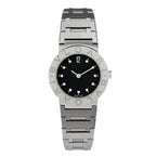 Bvlgari Diamond Watch SS Quartz Black — view 2