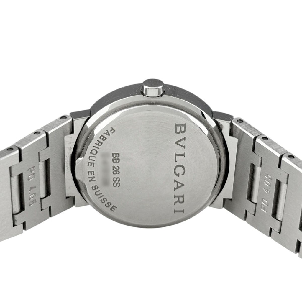 Bvlgari Diamond Watch SS Quartz Black — view 4