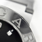Bvlgari Diamond Watch SS Quartz Black — view 7