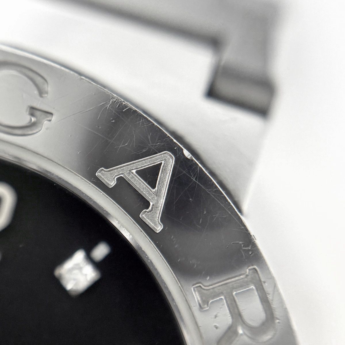 Bvlgari Diamond Watch SS Quartz Black — view 7