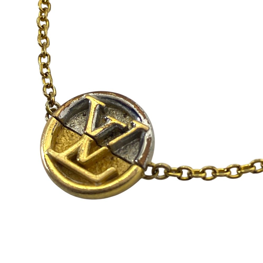 Louis Vuitton Bracelet L to Monogram Gold Silver — view 2