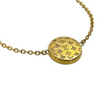 Louis Vuitton Bracelet L to Monogram Gold Silver — view 8