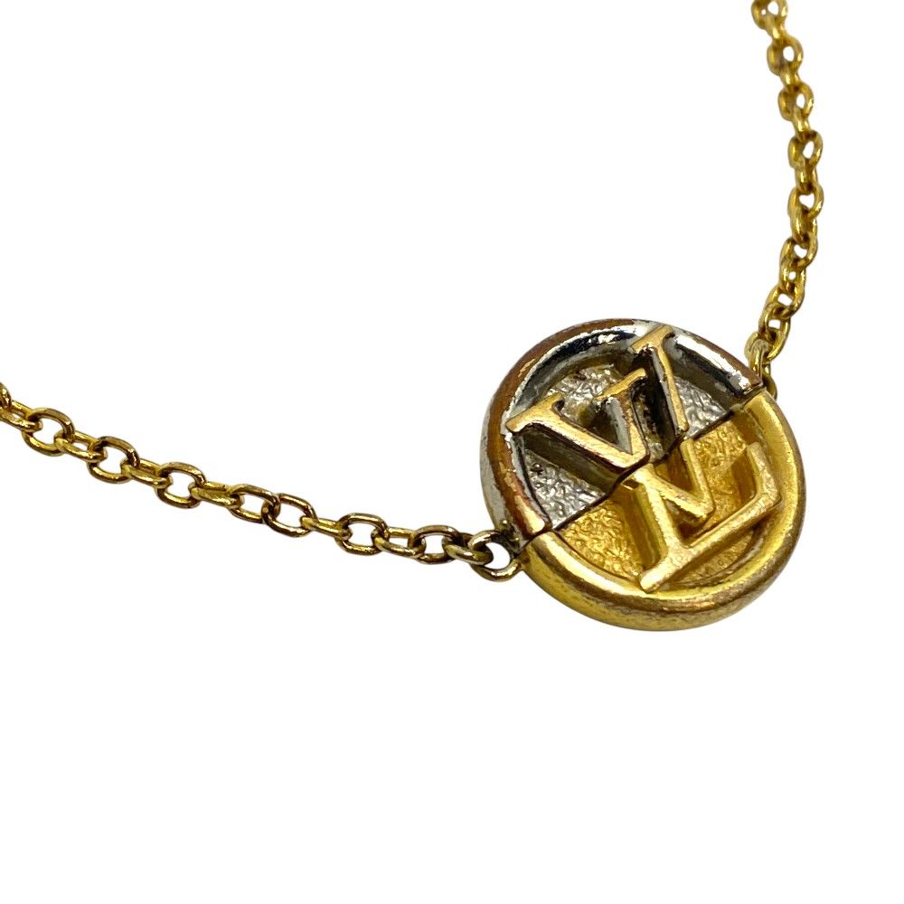 Louis Vuitton Bracelet L to Monogram Gold Silver — view 3