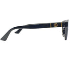 Gucci GG Interlocking Sunglasses Wellington Eyewear Acetate Black — view 4