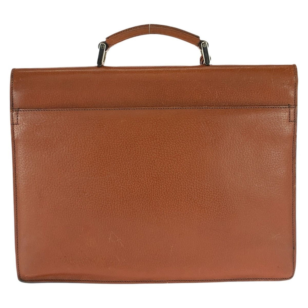Prada Brown Silver Leather Business — view 2