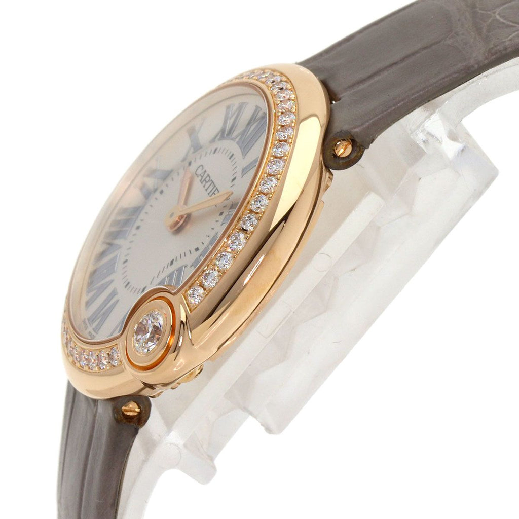 Cartier Ballon Blanc de Cartier de Bezel Diamond Watch 18K Pink Gold — view 5