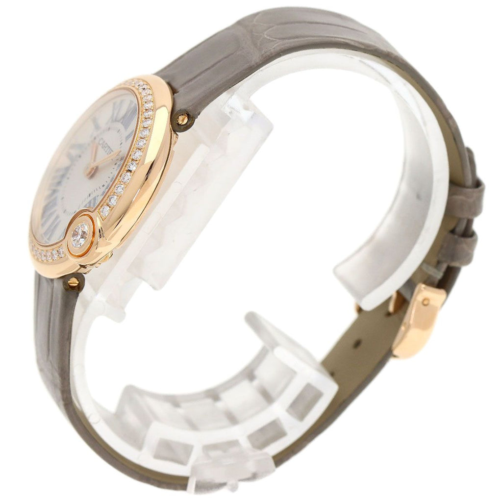 Cartier Ballon Blanc de Cartier de Bezel Diamond Watch 18K Pink Gold — view 2
