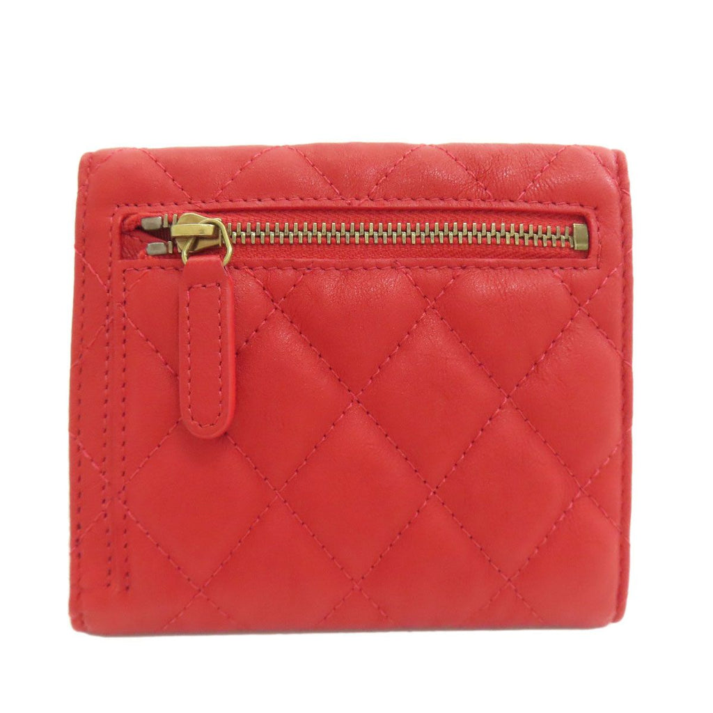Chanel 2.55 Quilted Compact Wallet Gold Bifold — view 2