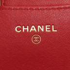 Chanel 2.55 Quilted Compact Wallet Gold Bifold — view 8
