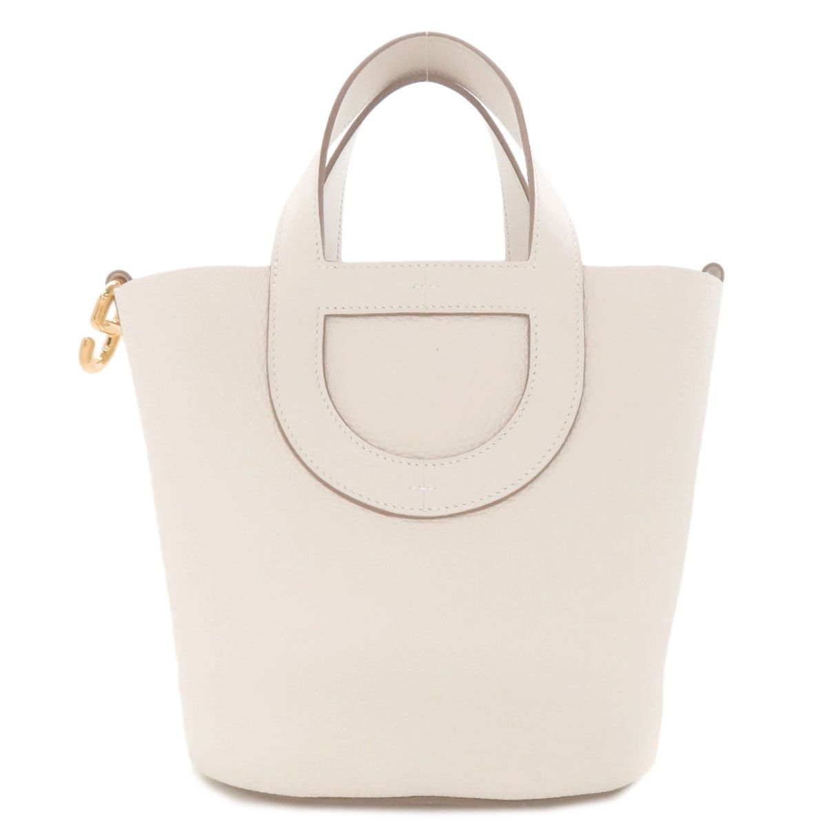 Hermes in the Loop 18 Gold Handbag — view 2