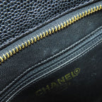 Chanel Medallion Tote Gold Grained Calfskin — view 8