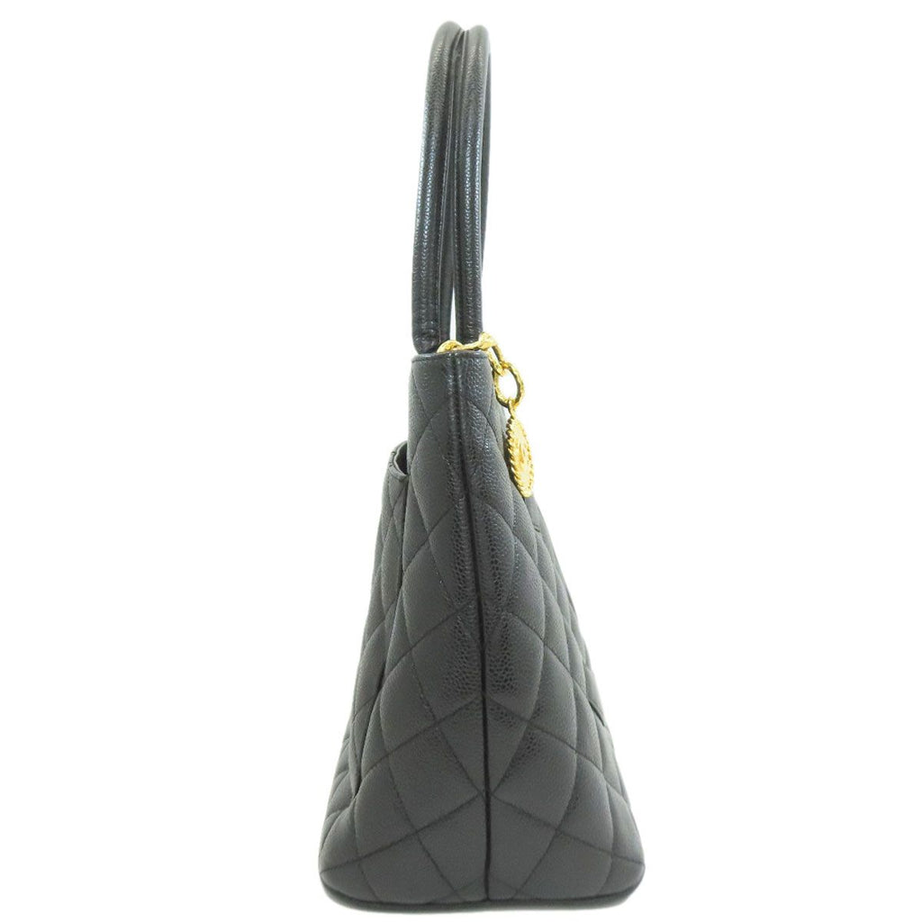 Chanel Medallion Tote Gold Grained Calfskin — view 3