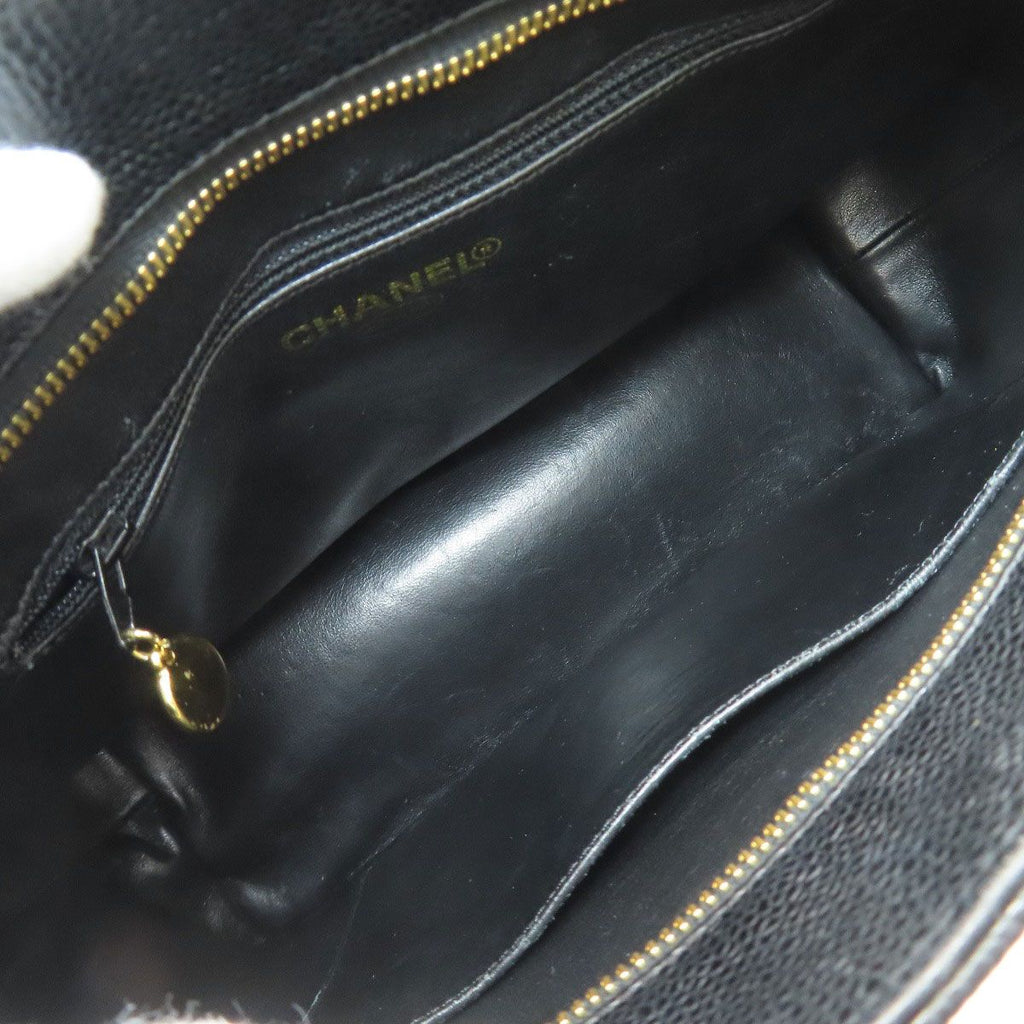 Chanel Medallion Tote Gold Grained Calfskin — view 5