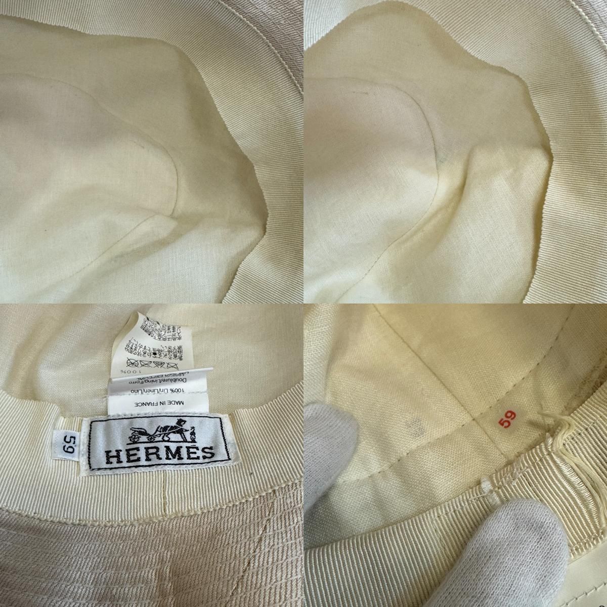 Hermes Hat Linen — view 8