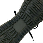 Louis Vuitton Run Away Line Monogram Sneakers Shoes Leather Patent Black — view 9