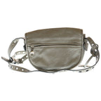 Loewe Heritage Shoulder Bag Metallic Silver Leather — view 2