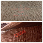 Louis Vuitton Damier Ebene Portefeuille Sarah Brown Gold — view 5