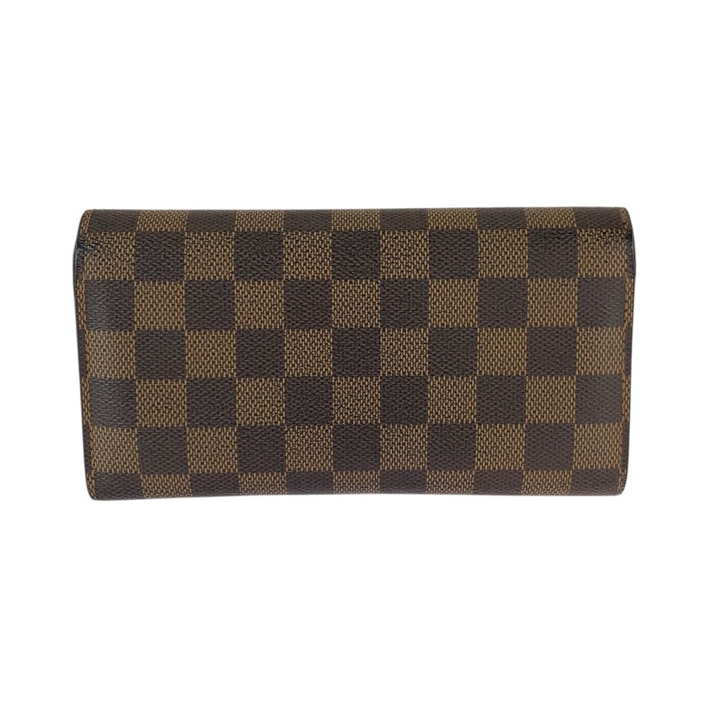 Louis Vuitton Damier Ebene Portefeuille Sarah Brown Gold — view 2