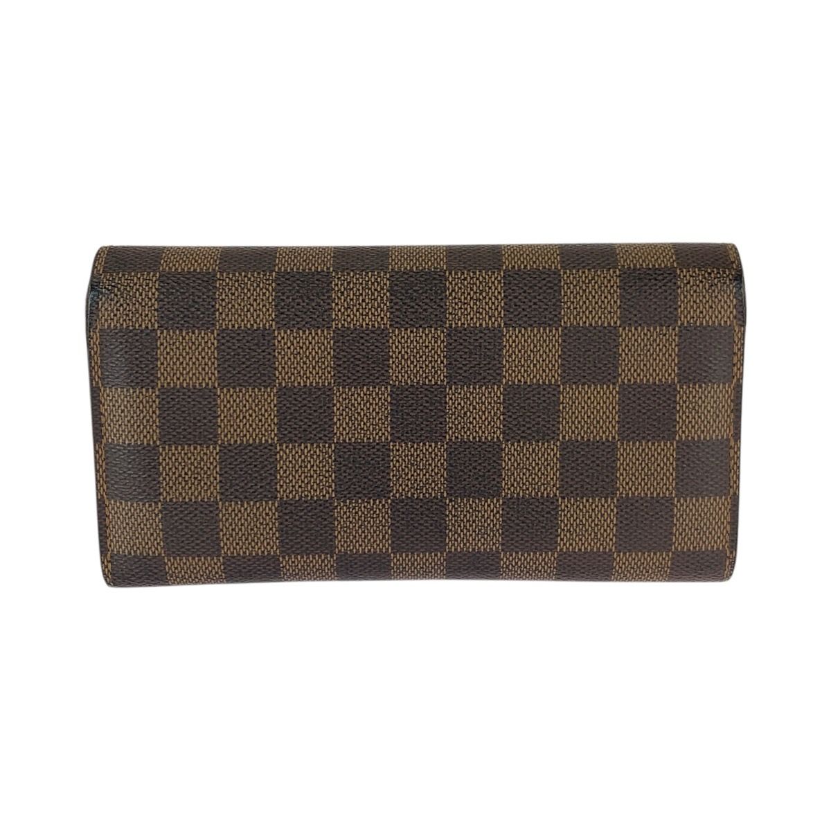 Louis Vuitton Damier Ebene Portefeuille Sarah Brown Gold — view 2