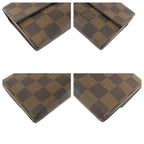 Louis Vuitton Damier Ebene Portefeuille Sarah Brown Gold — view 3