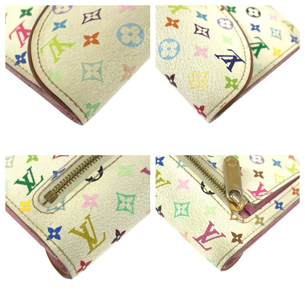 Louis Vuitton Monogram Multicolor Portefeuille Eugenie White Gold — view 4