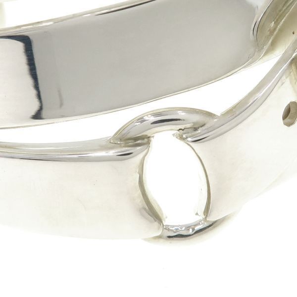 Hermes Bangle Debride Silver — view 6