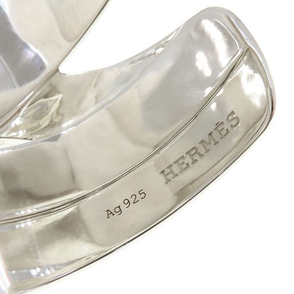 Hermes Bangle Debride Silver — view 5