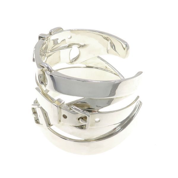 Hermes Bangle Debride Silver — view 2