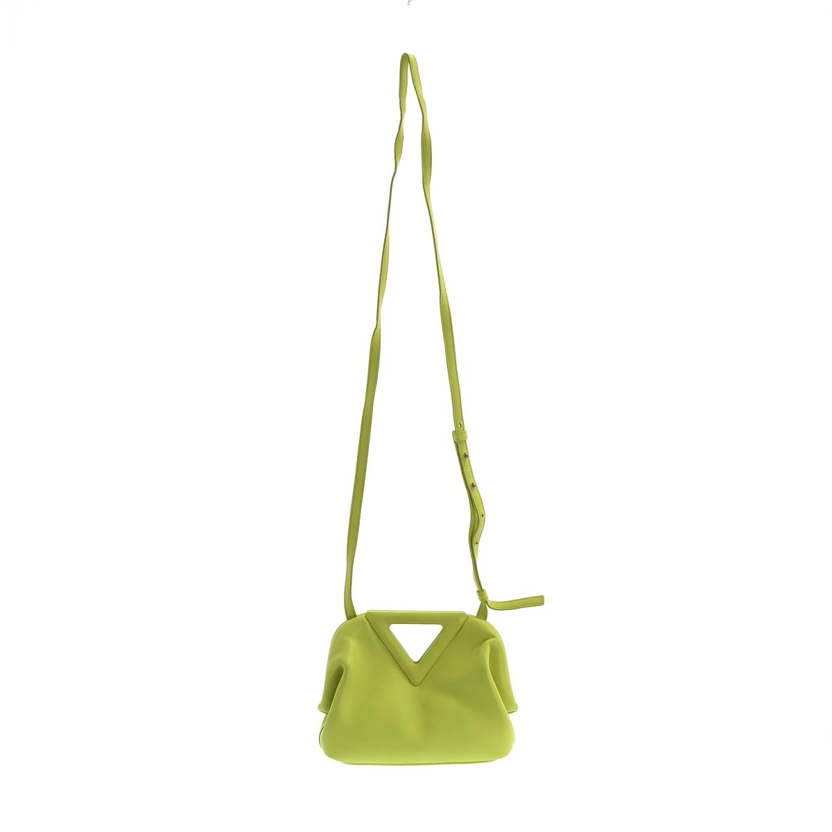 Bottega Veneta Triangle Point Small Shoulder Bag Yellow — view 2