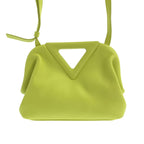 Bottega Veneta Triangle Point Small Shoulder Bag Yellow — view 3