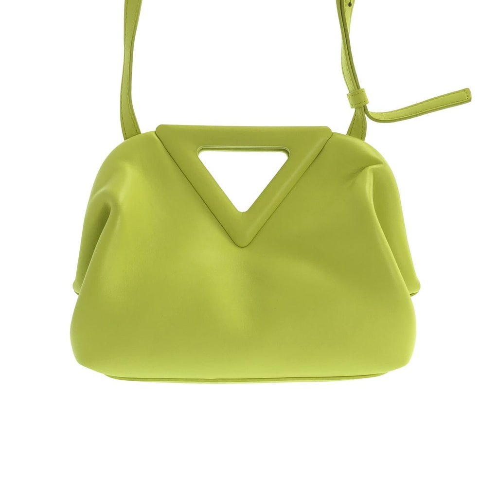 Bottega Veneta Triangle Point Small Shoulder Bag Yellow — view 4