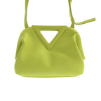 Bottega Veneta Triangle Point Small Shoulder Bag Yellow — view 4