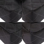 Chanel Mini Quilted Satin Gold Black Shoulder Bag — view 4