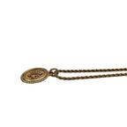 Dior Necklace Logo Plate Gold — view 3