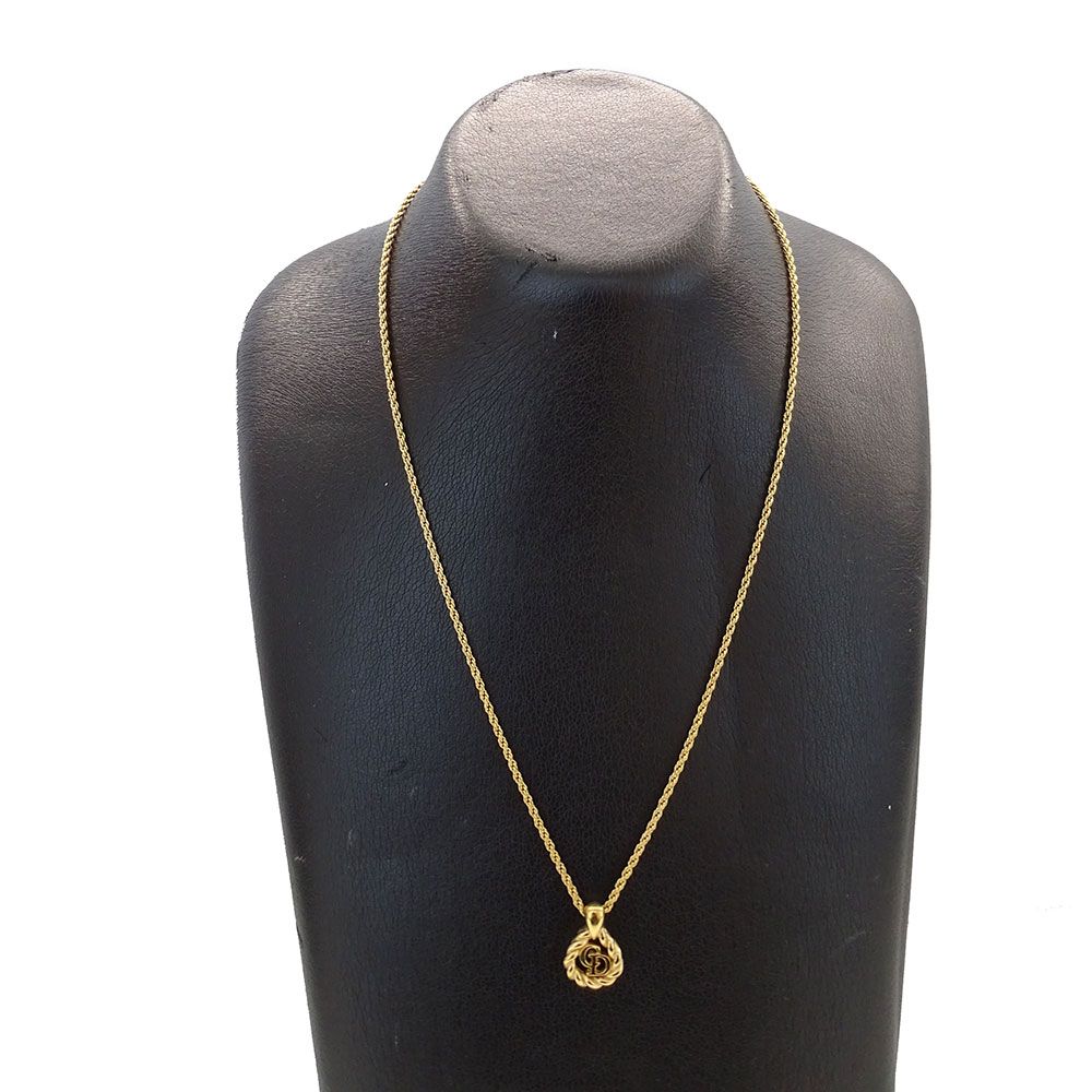 Dior Necklace Logo Gold — view 6