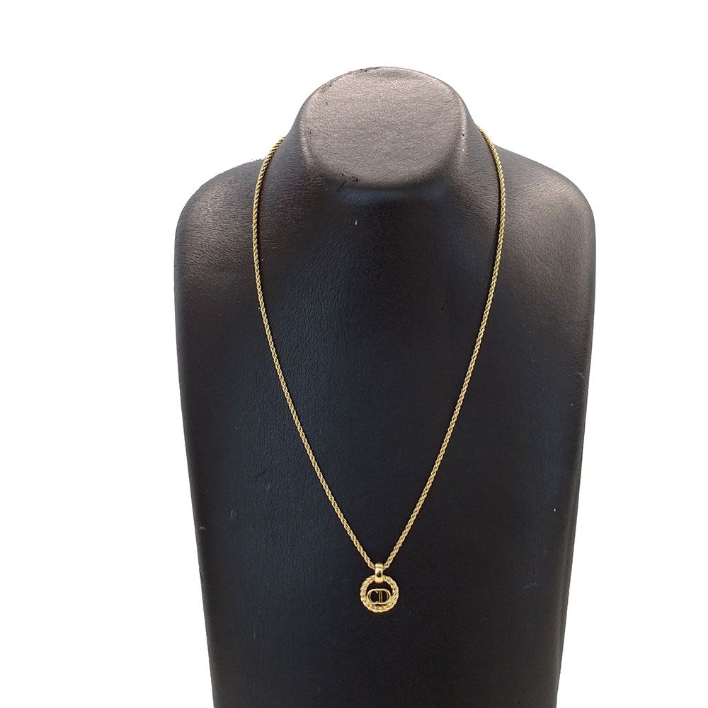 Dior Necklace Logo Gold — view 5