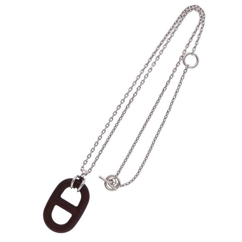 Hermes Chaine D'ancre Vulcanium Necklace — view 2