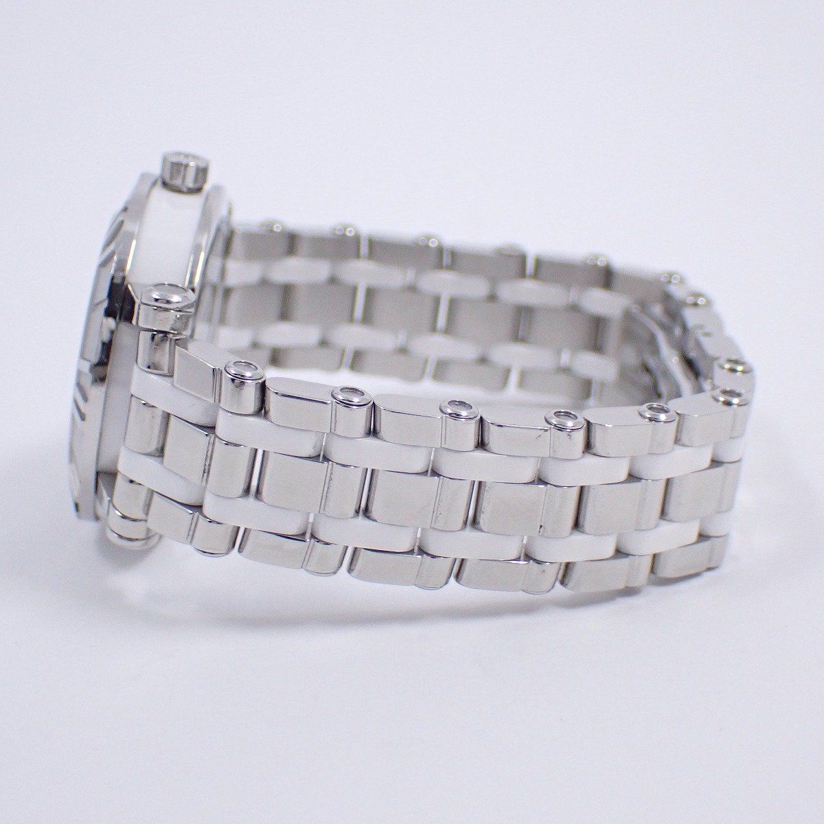 Tiffany & Co. Atlas Quartz Watch White Ceramic SS Dial — view 5