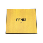 Fendi Card Case Leather Zucca Pattern FF Logo Brown Black — view 6