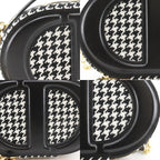 Dior Camera Bag CD Signature Houndstooth Canvas Leather — view 7