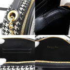 Dior Camera Bag CD Signature Houndstooth Canvas Leather — view 9