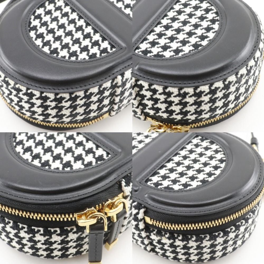 Dior Camera Bag CD Signature Houndstooth Canvas Leather — view 4