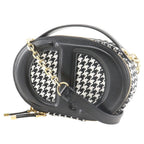 Dior Camera Bag CD Signature Houndstooth Canvas Leather — view 2