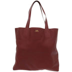 Hermes Double Sens 45 Reversible Bicolor Leather Veau Sikkim Red — view 2