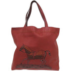 Hermes Double Sens 45 Reversible Bicolor Leather Veau Sikkim Red — view 4